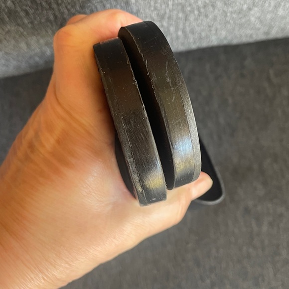 ZARA super minimalistic slides sandals flats black leather EU 40 US 9,5 - Picture 8 of 10